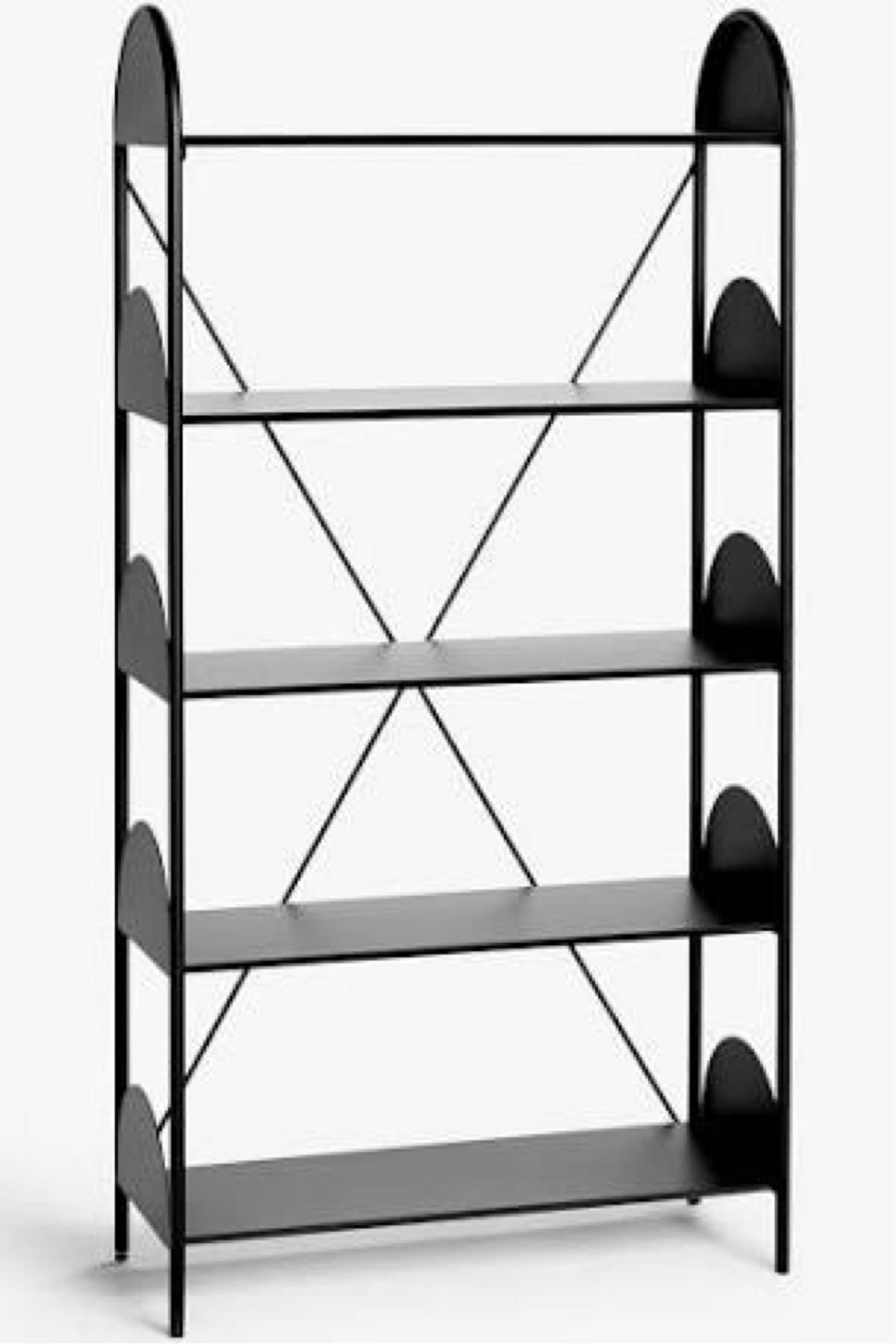 RRP £350 Boxed John Lewis And Partners Anyday Arch Tall Metal Shelving Unit 3032764 (Appraisals