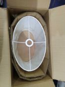 RRP 110 Boxed John Lewis Brass Floor Lamp (Appraisals Available On Request) (Pictures For