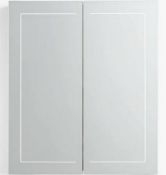 RRP £450 Boxed John Lewis And Partners Double Door Led Illuminated Bathroom Cabinet 21.151 (