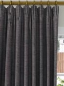 RRP £150 Bagged John Lewis Pencil Pleat Grey 228X182Cm Curtains (Appraisals Available On Request) (