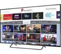 RRP £400 Boxed 50 Inch JVC Led Smart 4K Hd Android Tv (Appraisals Available On Request) (Pictures