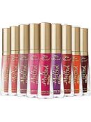 (Jb) RRP £200 Lot To Contain 10 Testers Of Too Faced Melted Matte Liquified Matte Long Wear Lipstick