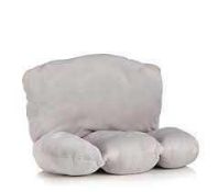 RRP £70 Lot To Contain 2 Assorted Items Velvet Soft Large Support Pillows And Suede Furniture