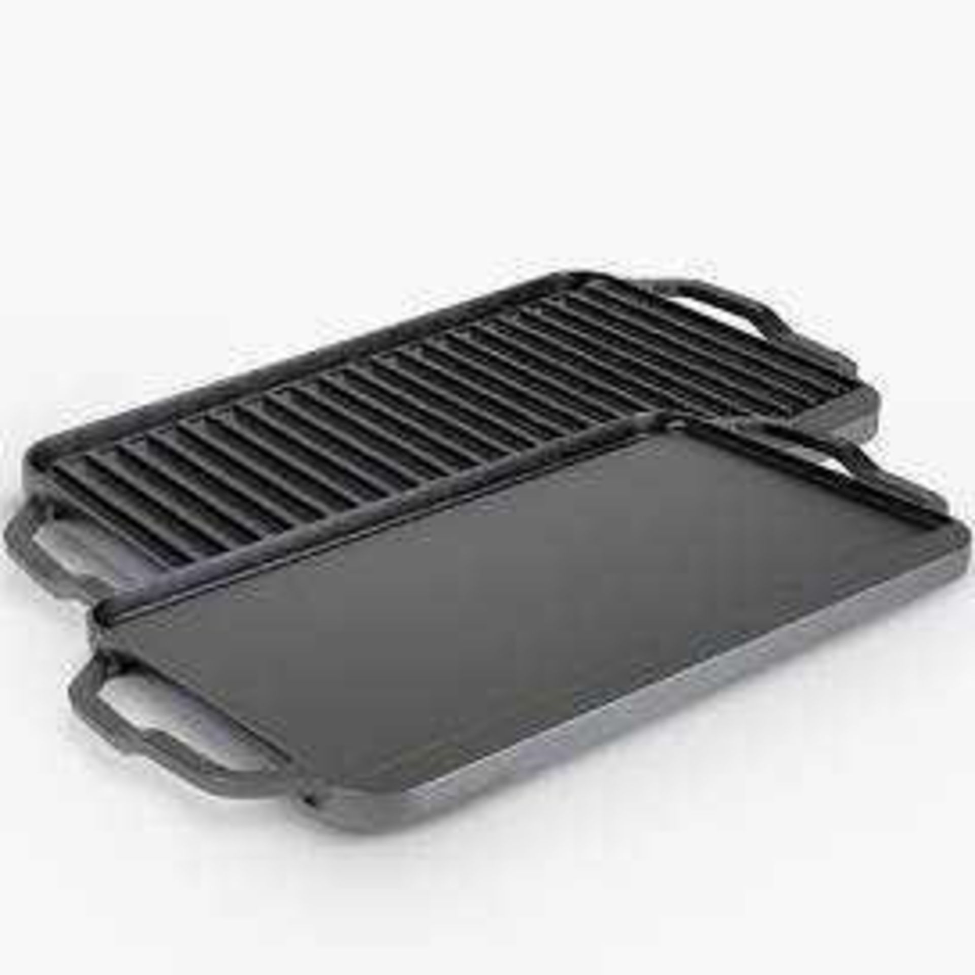 RRP £110 Boxed Lodged Cast Iron Reversable Grilling Plate 966712 (Appraisals Available On