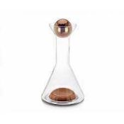 RRP £125 Boxed Tom Dixon Tank Blown Glass And Copper Base Decanter 54565 (Appraisals Available On