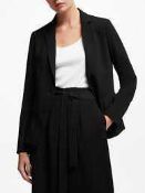 RRP £100 Lot To Contain Ladies John Lewis And Partners Size 8 Black Designer Suit Blazer 2.262 (