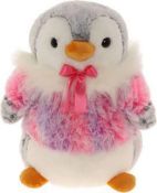 RRP £150 Lot To Contain 5 Large Aurora Penguin Children's Soft Toys 11.180 (Appraisals Available