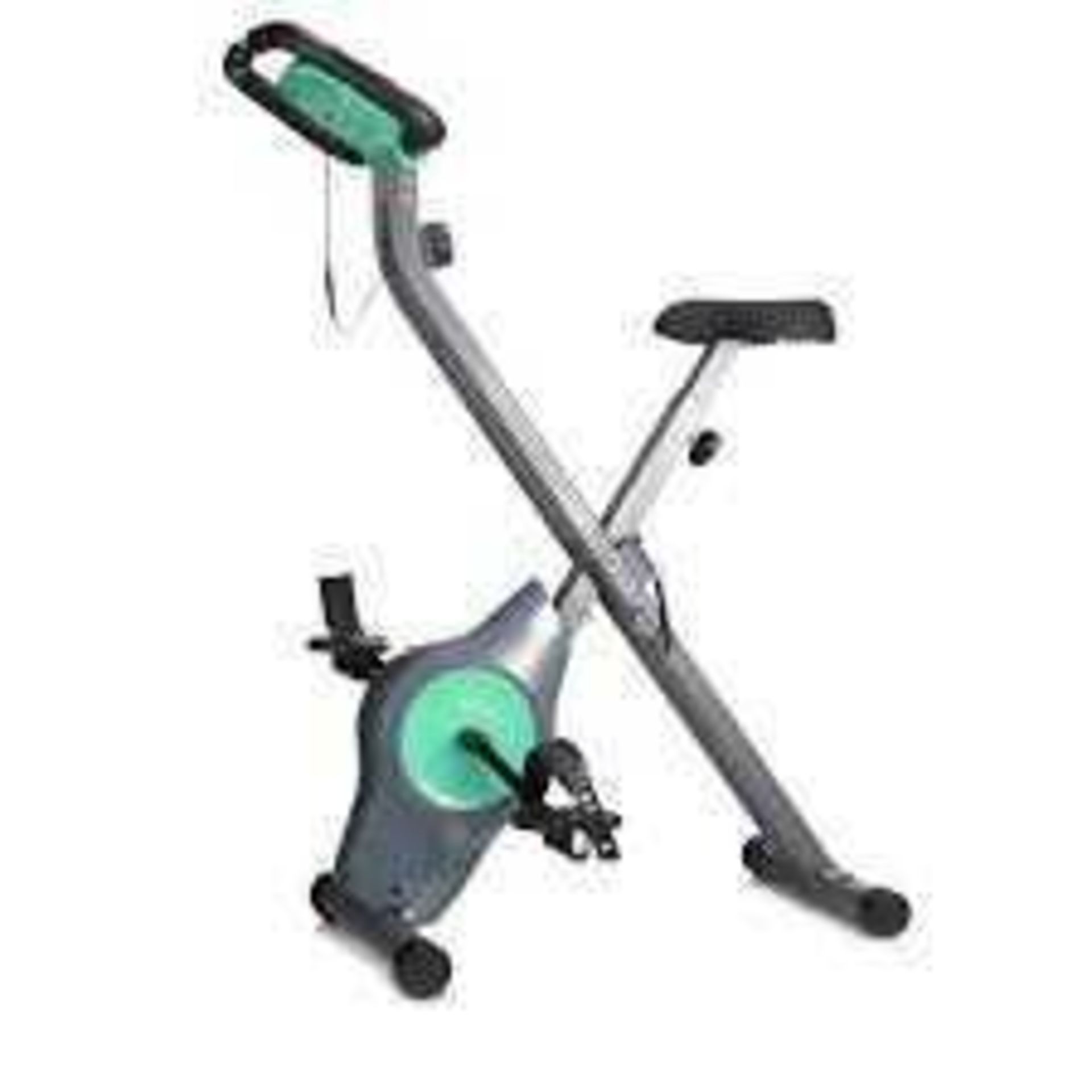 RRP £180 Boxed Davina Mccall Folding Magnetic Exersise Bike With 8 Levels Of Resistance Training (