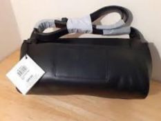 RRP £100 Lot To Contain Brand New John Lewis And Partners Black Leather Carey Saddle Clutch Bag 2.