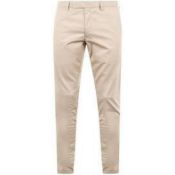 RRP £130 Pair Of Size 32 Regular Polo Ralph Lauren Stetch Slim Fit Tan Chinos 4863266 (Appraisals