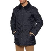 RRP £185 M&S Navy Blue Harbour Quilted Jacket 4741264 (Appraisals Available On Request) (Pictures