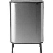 RRP £140 Lot To Contain Boxed Brabantia Bo High 60Ltr Touch Bin No Tag Id (Appraisals Available On