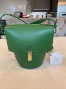 RRP £100 Lot To Contain Ladies John Lewis And Partners Green Leather Emilia Mini Cross Body Bag 2.