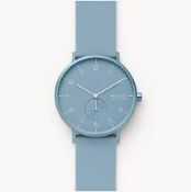 RRP £100 Skagen Baby Blue Designer Wristwatch 894.008 (Appraisals Available On Request) (Pictures
