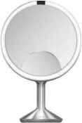 RRP £280 Simple Human Trio Sensor Mirror 495630 (Appraisals Available On Request) (Pictures For