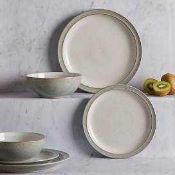 RRP £170 Boxed Denby Halo 12 Piece Dinner Set 4758797 (Appraisals Available On Request) (Pictures