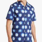 RRP £140 Paul Smith Causal Fit Size L Abstract Spot Shirt 4723178 (Appraisals Available On