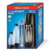 RRP £110 Boxed Soda Stream Spirit Mega Pack Sparkling Water Maker 4997708 (Appraisals Available On