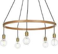 RRP £550 Boxed Tom Radfield Large Kern Pendant Ceiling Light 6.270 (Appraisals Available On Request)