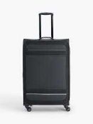 RRP £65 Qubed Torus 4 Wheel Soft Shell Suitcase 4978847 (Appraisals Available On Request) (