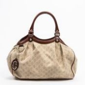RRP £1,190 Gucci Sukey Shoulder Bag Light Beige/Brown - AAP2891 - Grade A - Please Contact Us