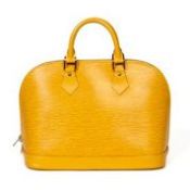 RRP £1,550 Louis Vuitton Alma Handbag Yellow - AAR4541 - Grade AA - Please Contact Us Directly For