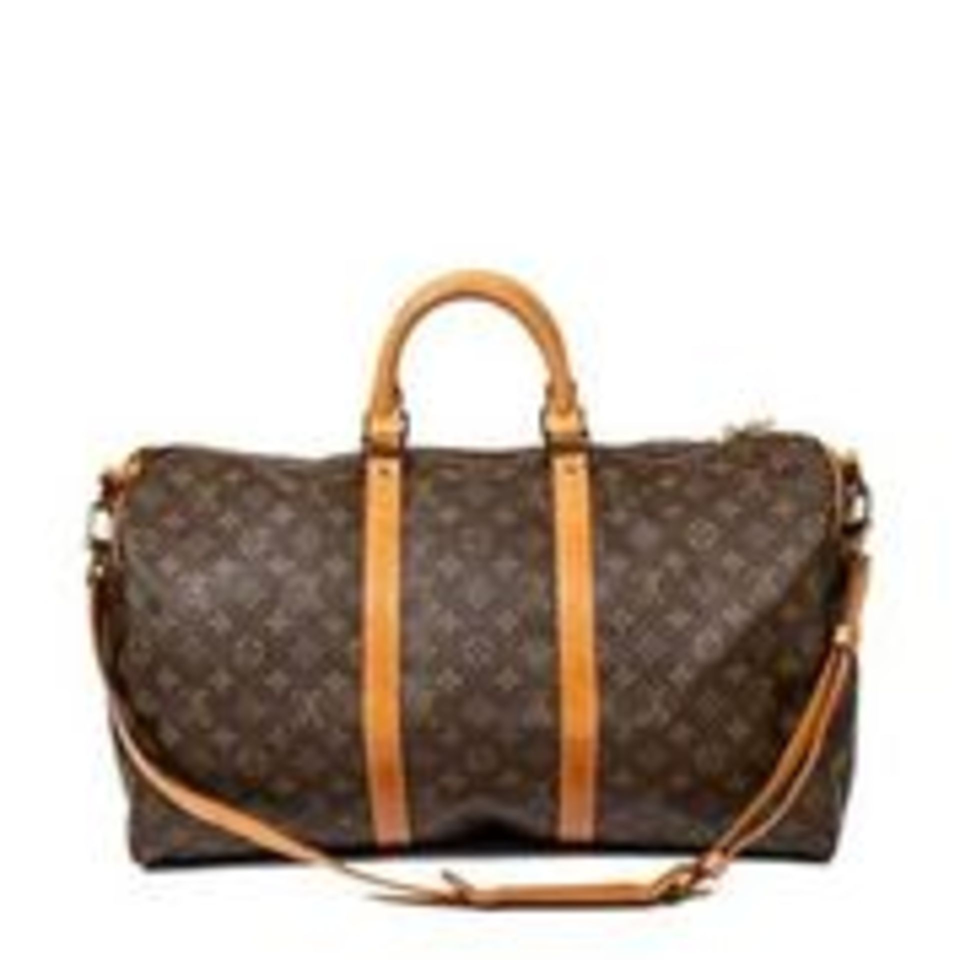 RRP £1,340 Louis Vuitton Keepall Bandouliere Travel Bag Brown - AAR6145 - Grade AB - Please - Image 2 of 3