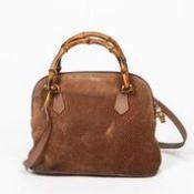 RRP £540 Gucci Vintage Bamboo Dome Handbag Brown - AAO0046 - Grade AB - Please Contact Us Directly