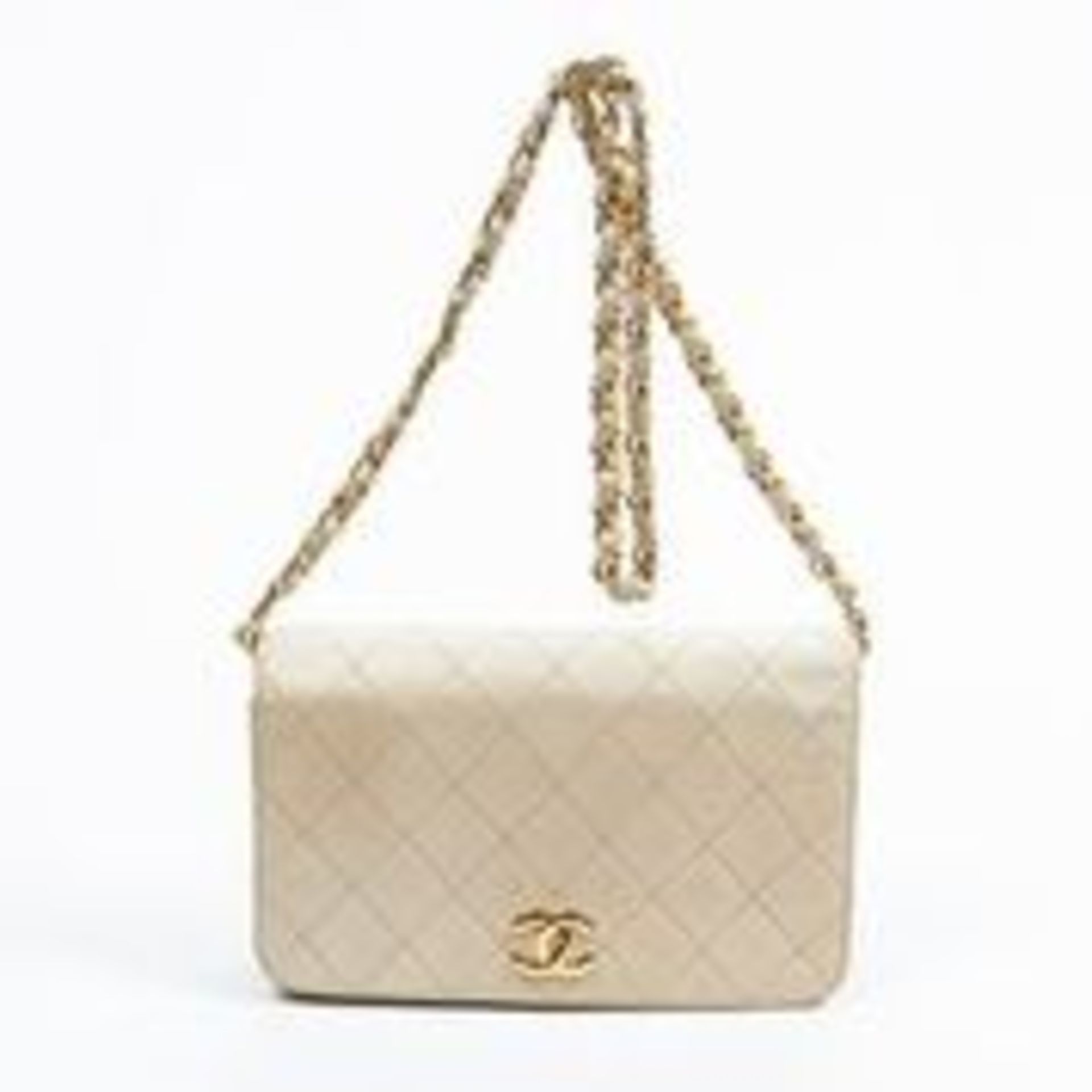 RRP £3,290 Chanel Mademoiselle Full Flap Shoulder Bag Beige - AAR4120 - Grade A - Please Contact