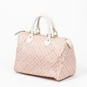 RRP £865 Louis Vuitton Speedy Shoulder Bag White/Pink - AAR3546 - Grade AB - Please Contact Us
