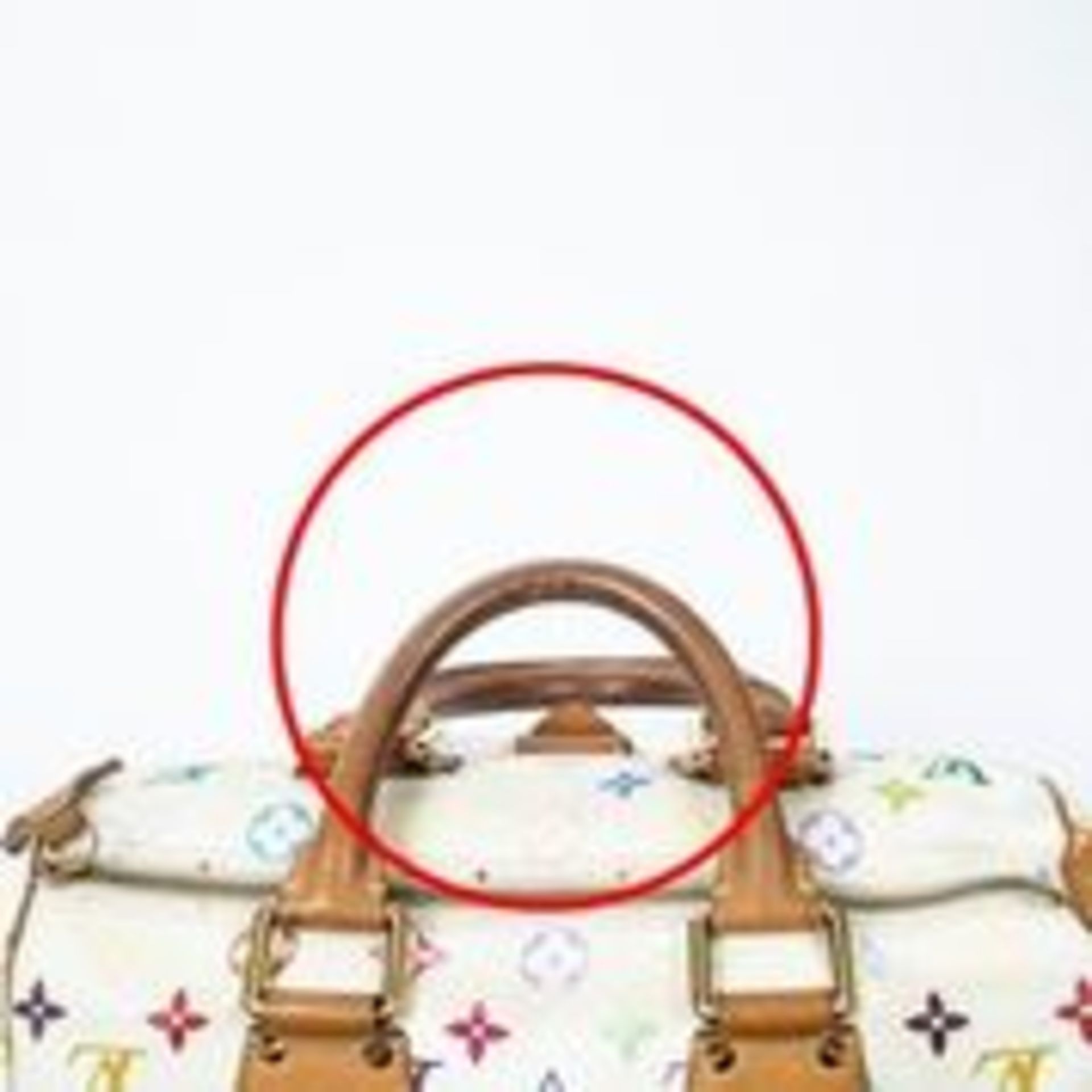 RRP £2,480 Louis Vuitton Ltd. Ed. "Takashi Murakami Multicolore" Speedy Handbag White - AAQ4637 - - Image 4 of 6