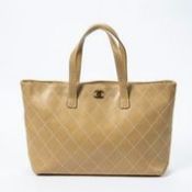 RRP £1,270 Chanel Large Shopping Tote Shoulder Bag Biege - AAQ8568 - Grade A - Please Contact Us