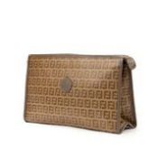RRP £610 Fendi Toiletry Pouch Tan - AAR5929 - Grade A - Please Contact Us Directly For Shipping As