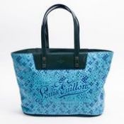 RRP £1,100 Louis Vuitton Ltd. Ed. "Takashi Murakami Cosmic Blossom" Cosmic Tote Shoulder Bag Blue