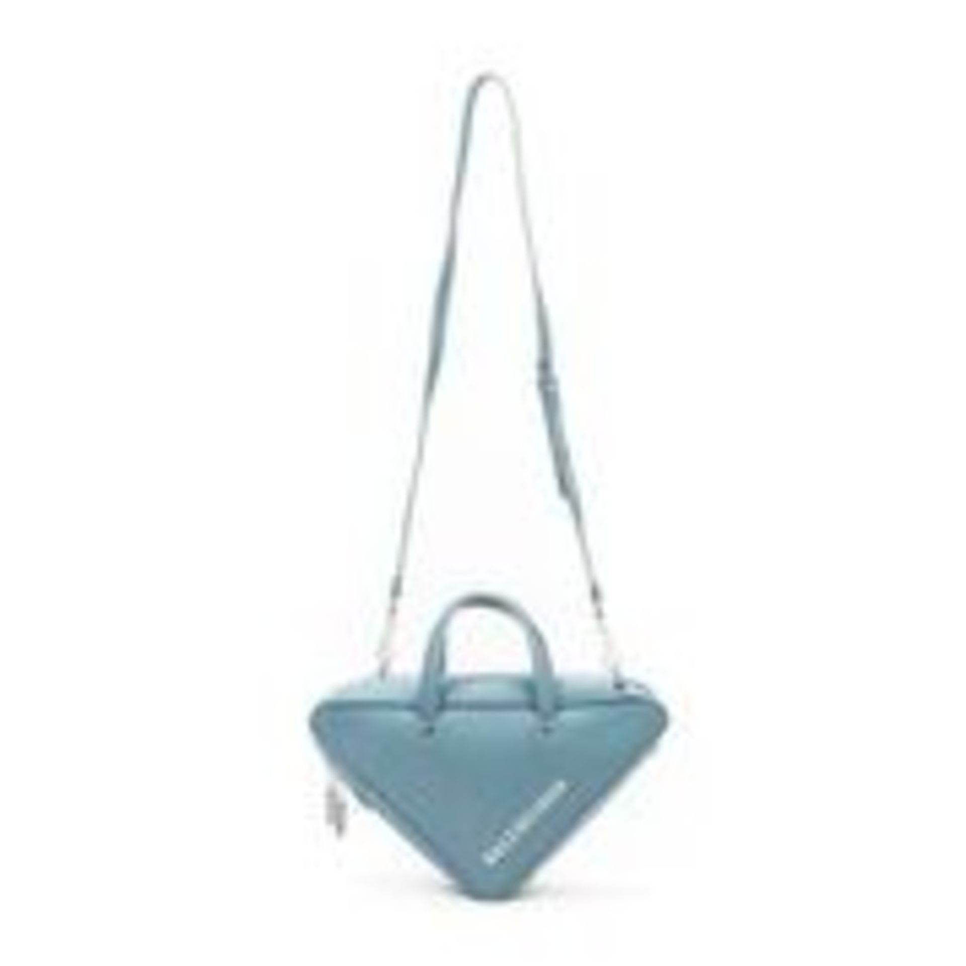 RRP £1,400 Balenciaga Triangle Duffle S Shoulder Bag Light Blue - AAO2037 - Grade AB - Please - Image 3 of 4