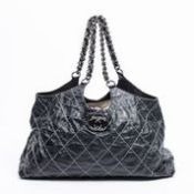 RRP £3,400 Chanel CC Stitch Cabas Shoulder Bag Black - AAR1926 - Grade A - Please Contact Us
