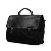 RRP £550 Prada Double Clip Briefcase Black - AAQ9966 - Grade AB - Please Contact Us Directly For