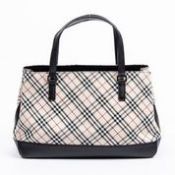 RRP £970 Burberry Shoulder Tote Shoulder Bag Beige/Black - AAR5420 - Grade AA - Please Contact Us