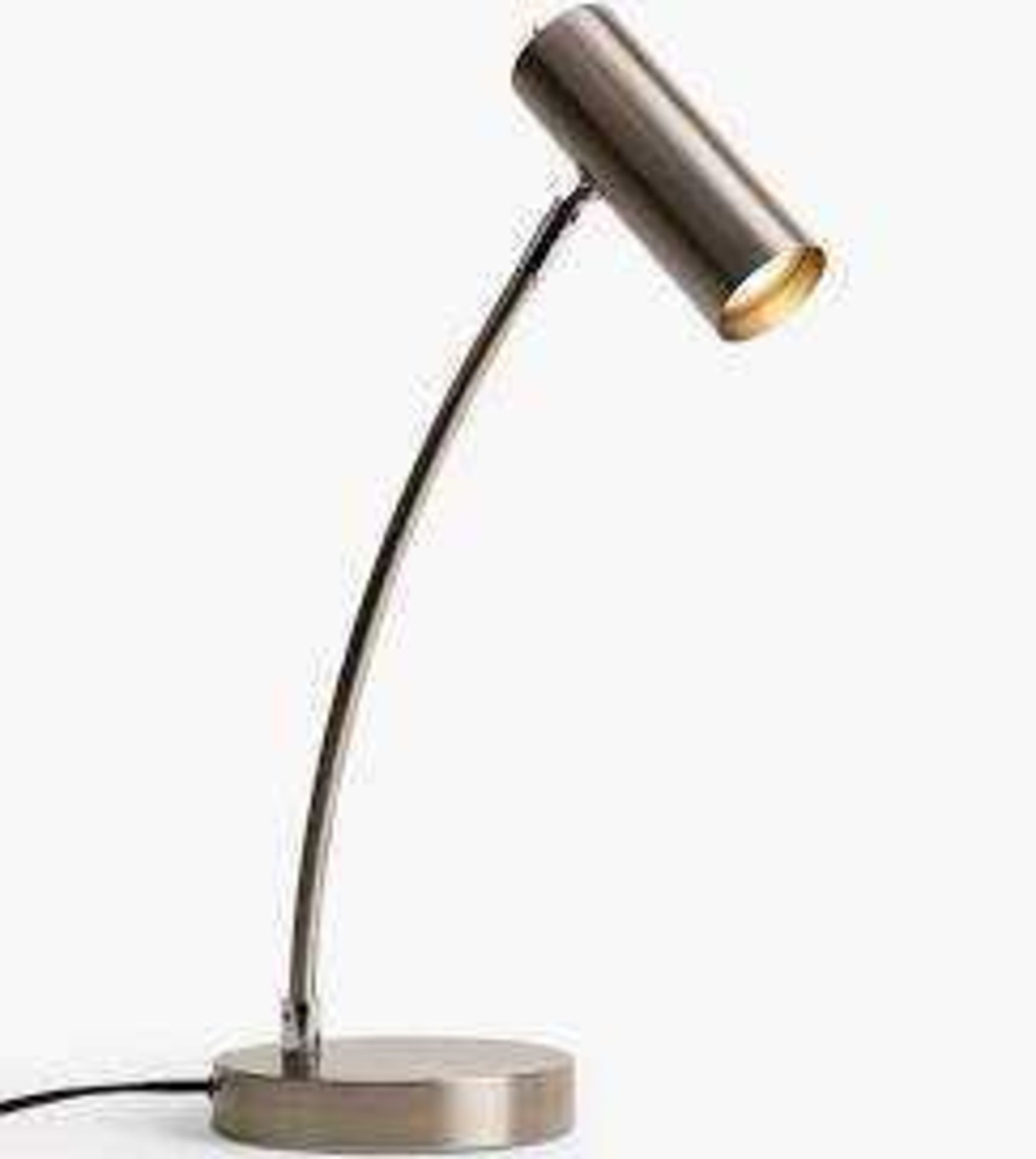 RRP £80 Lot To Contain 2 Boxed John Lewis And Partners Oliver Integrated Task Lamps 264659 264748 (