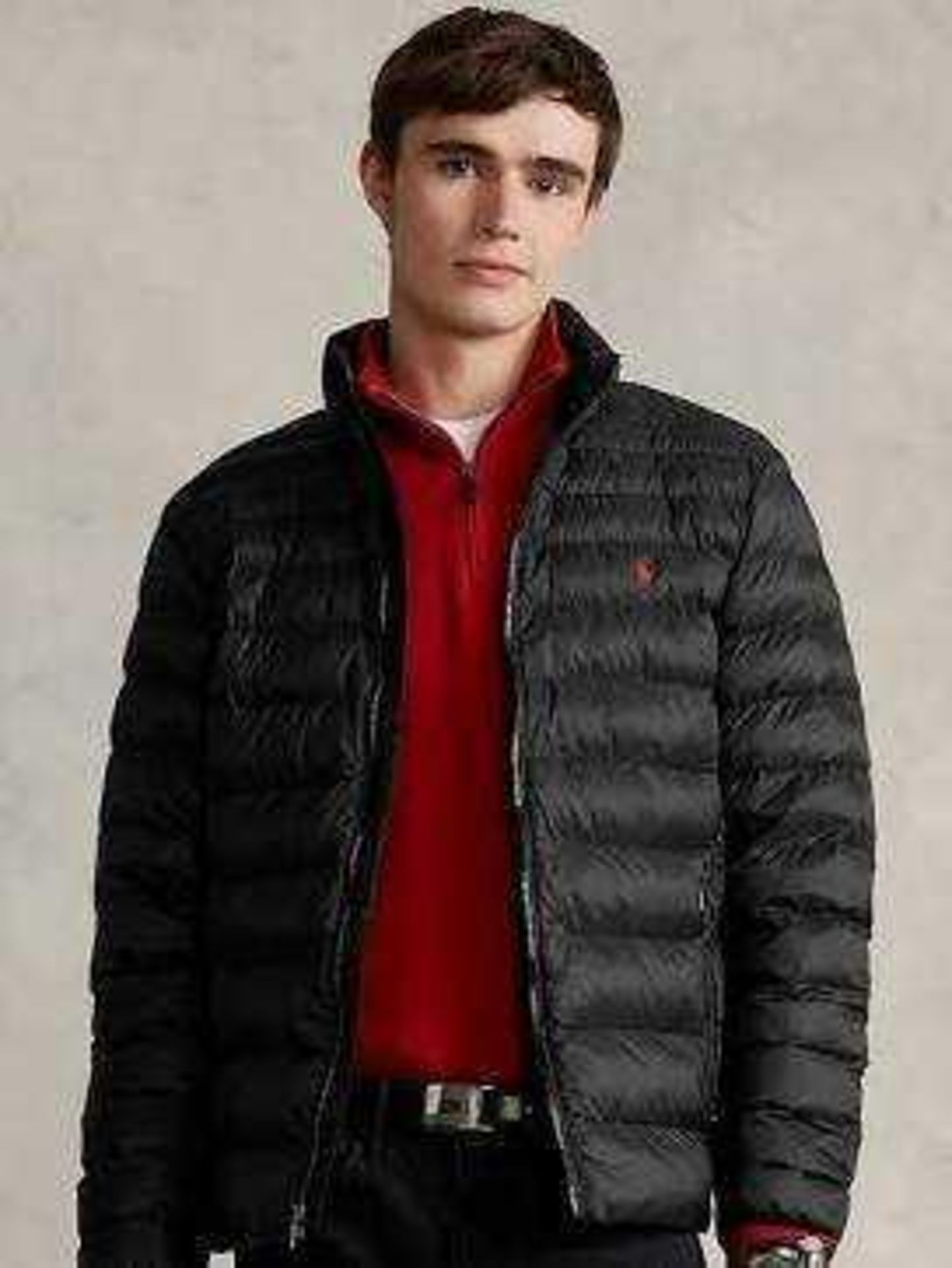 RRP £120 Ralph Lauren Size L Gents Black The Packable Rain Proof Jacket (No Tag Id) (Appraisals