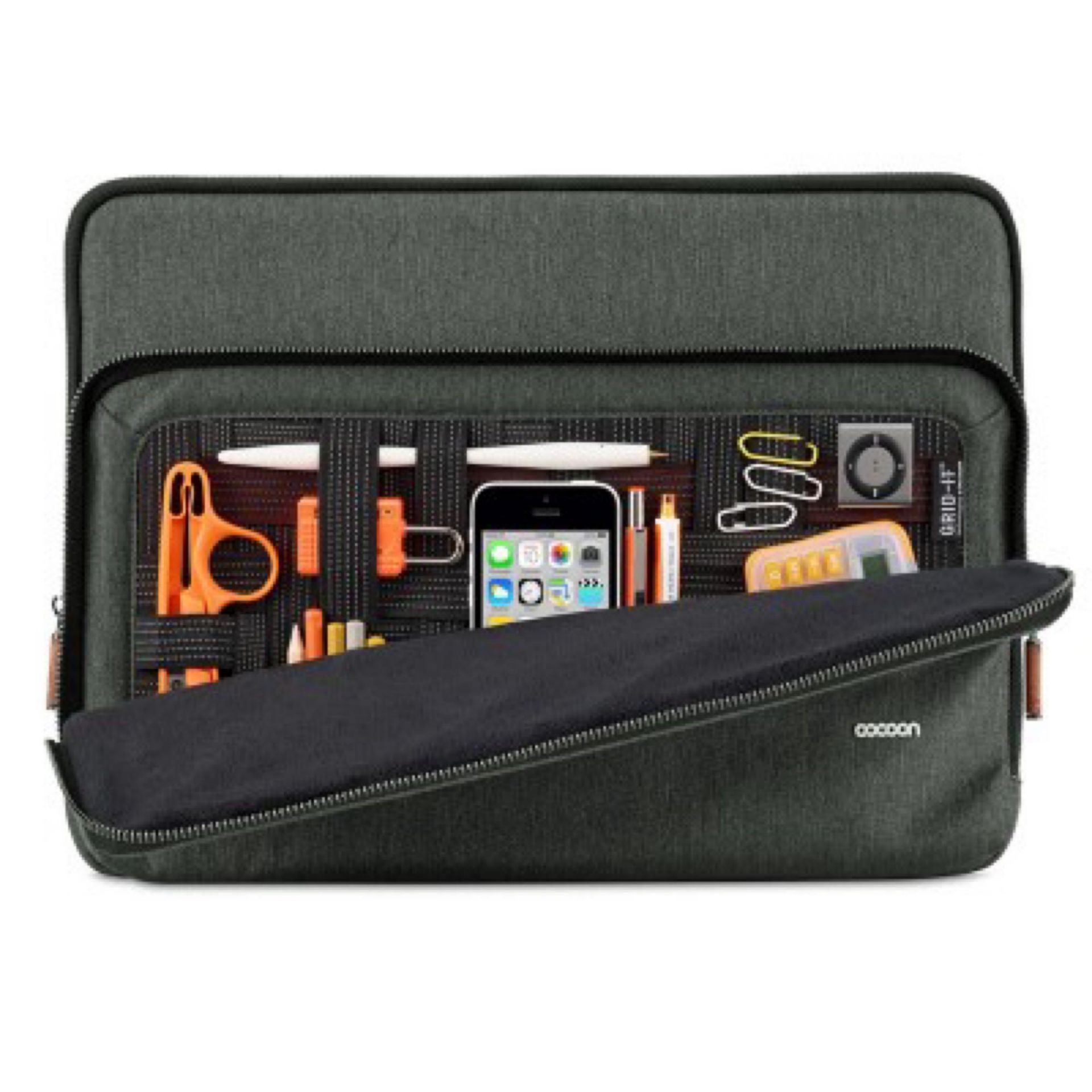 (Jb) RRP £250 Lot To Contain 5 Brand New Cocoon Macbook 15Inch Sleeves With Built In Grid-It Accesso