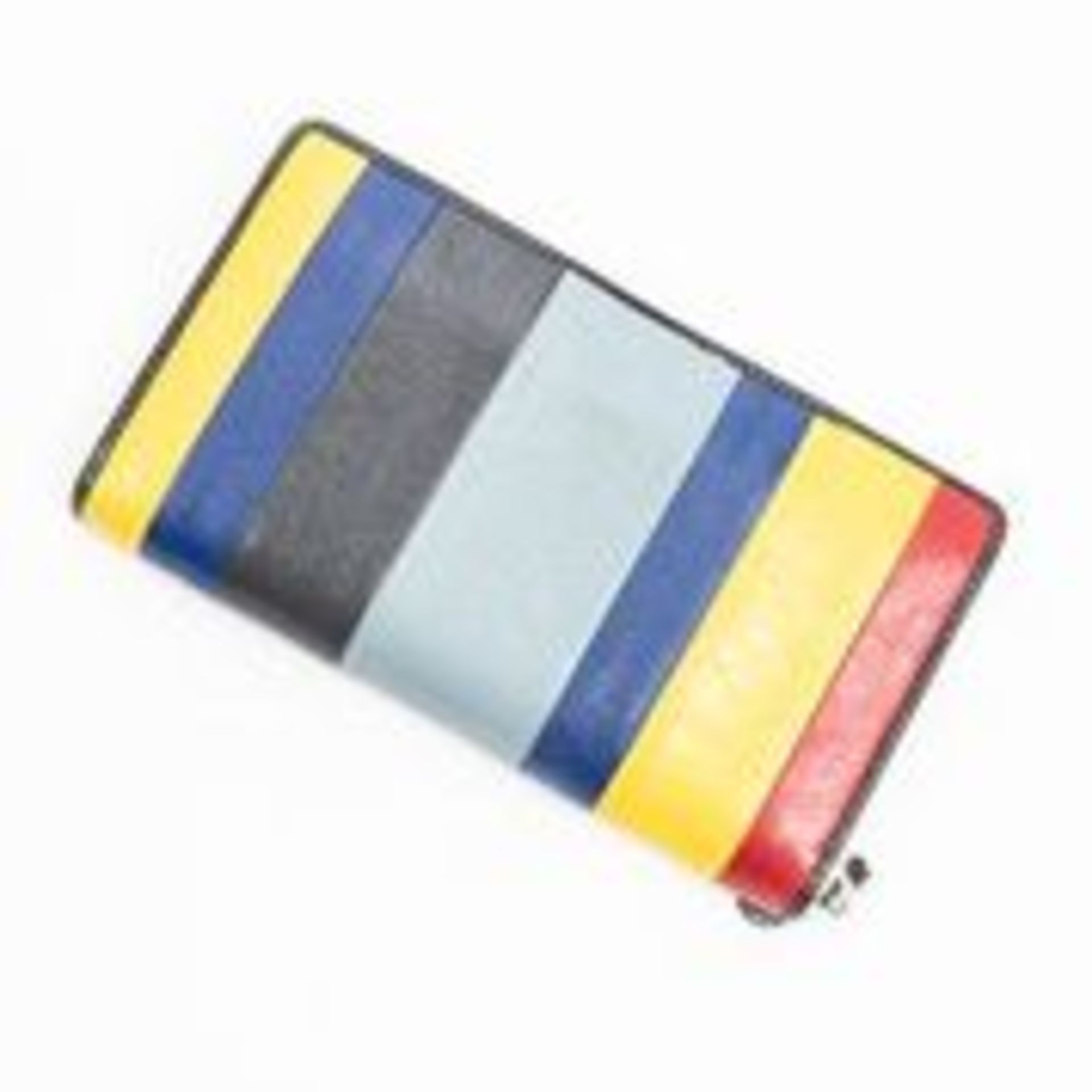 RRP £780 Balenciaga Bazar Continental Zip Around Wallet Red/Yellow/Blue/Light Blue/Gray - - Image 2 of 3