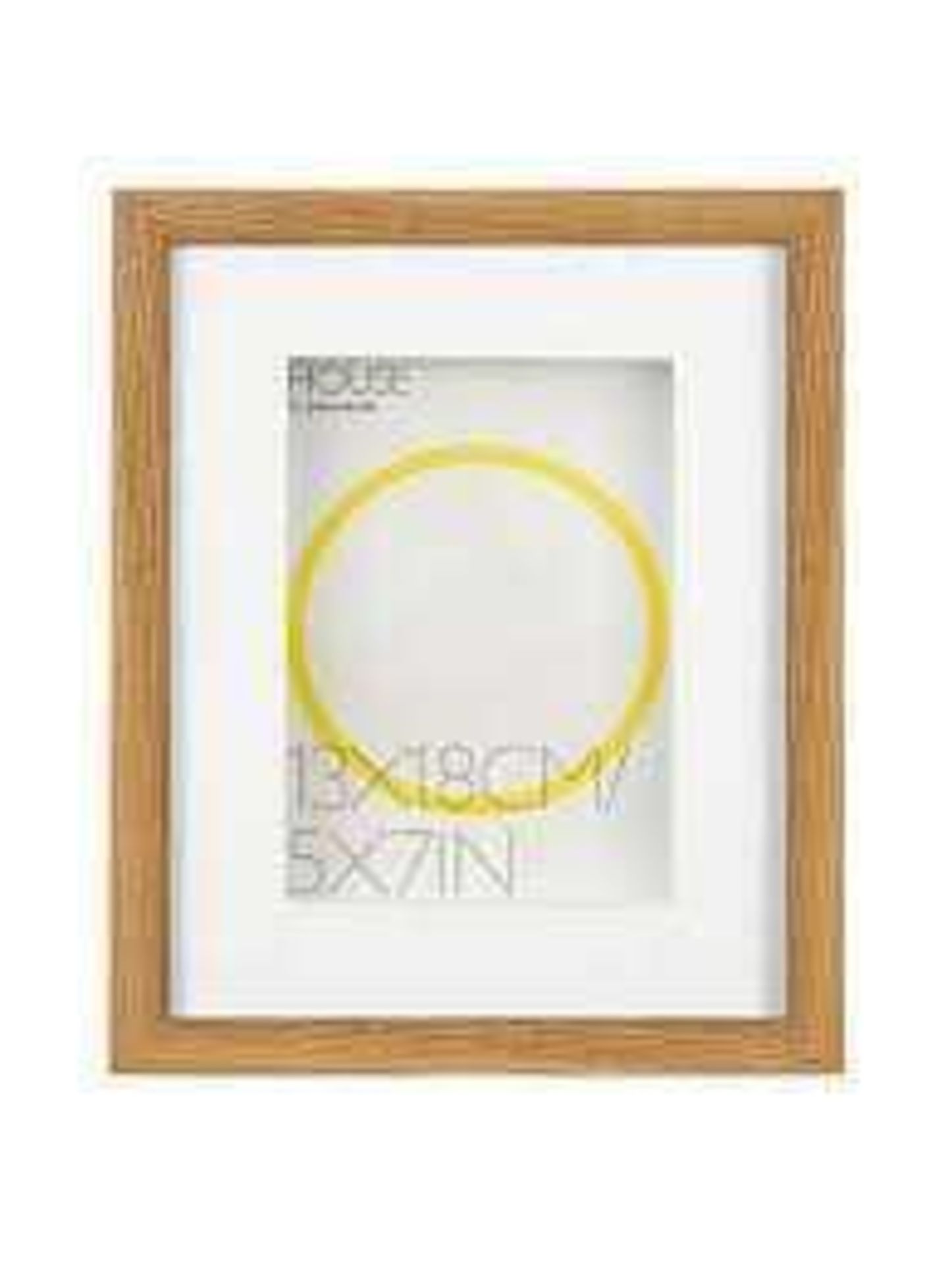 *RRP £120 Lot To Contain 6 Boxed Brand New Nielsen 3Ap 5X7 Inch Oak House Picture Frames 51.061 (