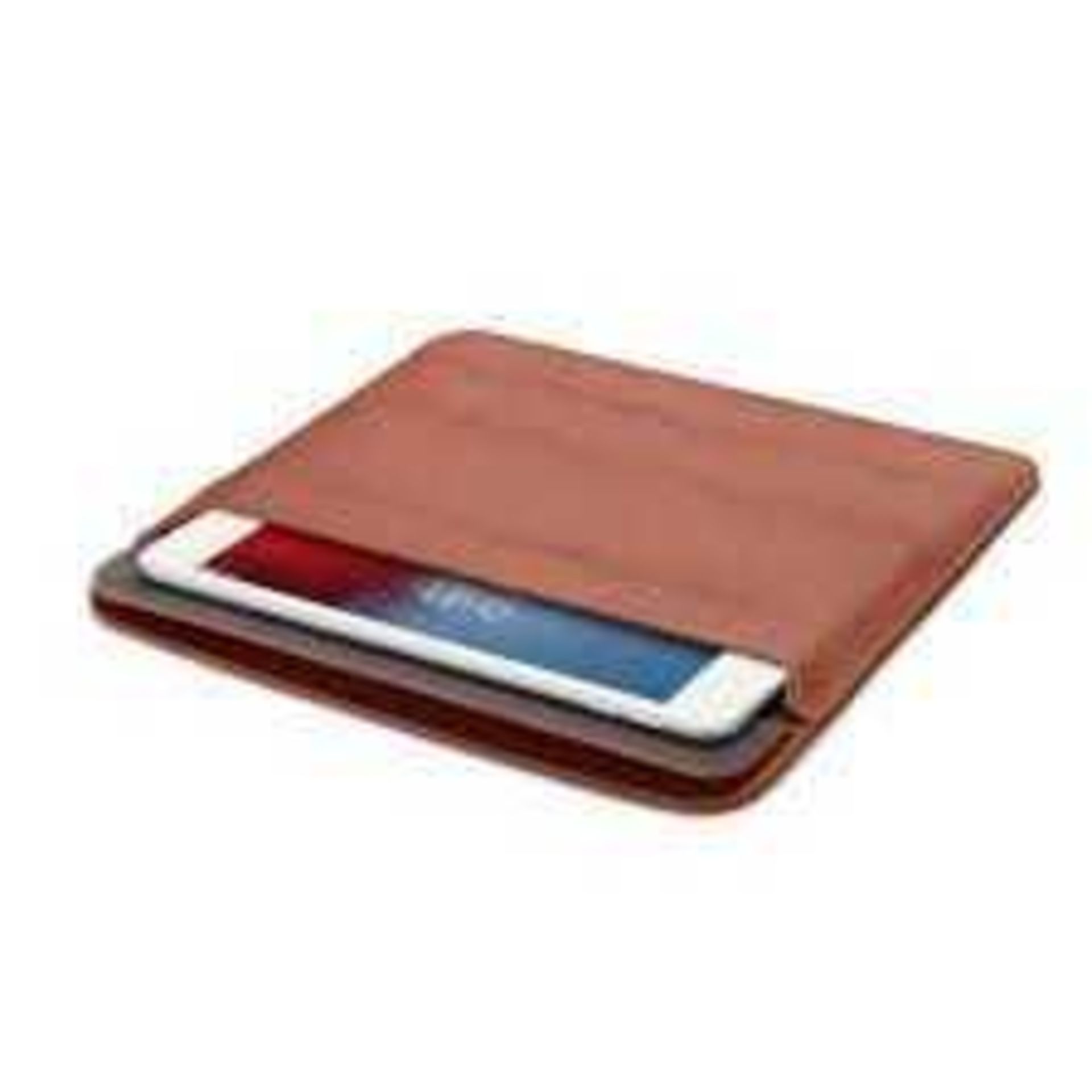 RRP £120 Lot To Contain 2 Decoded Leather Foldable Ipad Sleeves (Appraisals Available On Request) (