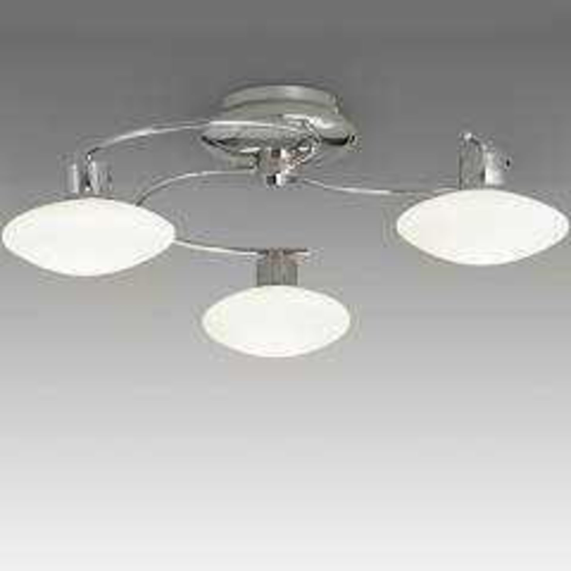 RRP £125 Boxed John Lewis And Partners Tameo 3 Light Semi Flush Ceiling Light 166180 (Appraisals