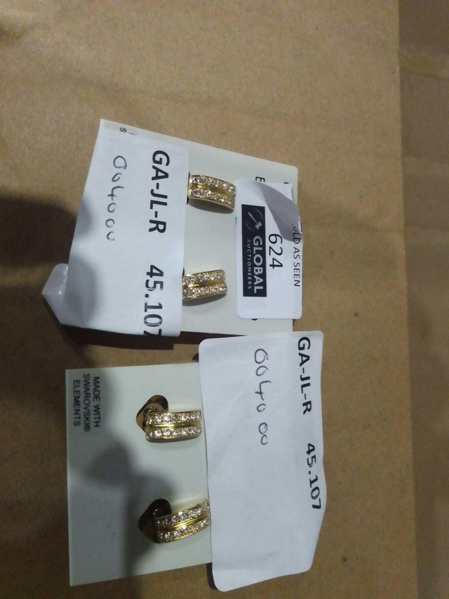 RRP £120 Lot To Contain 3 Pairs Of Emma Holland Clip On Earrings 45.107 (Appraisals Available On - Image 2 of 2