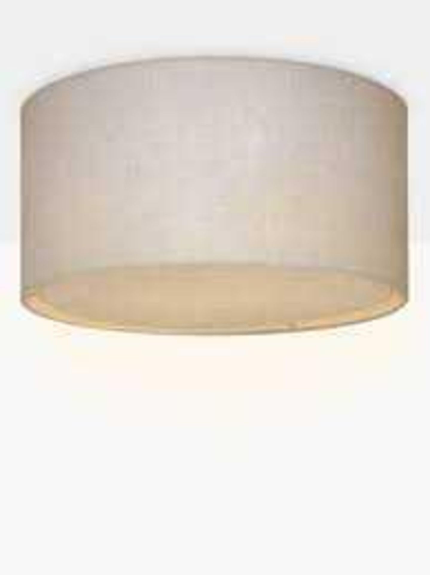 RRP £80 Boxed John Lewis And Partners Samantha Flush Ceiling Light 4857519 (Appraisals Available
