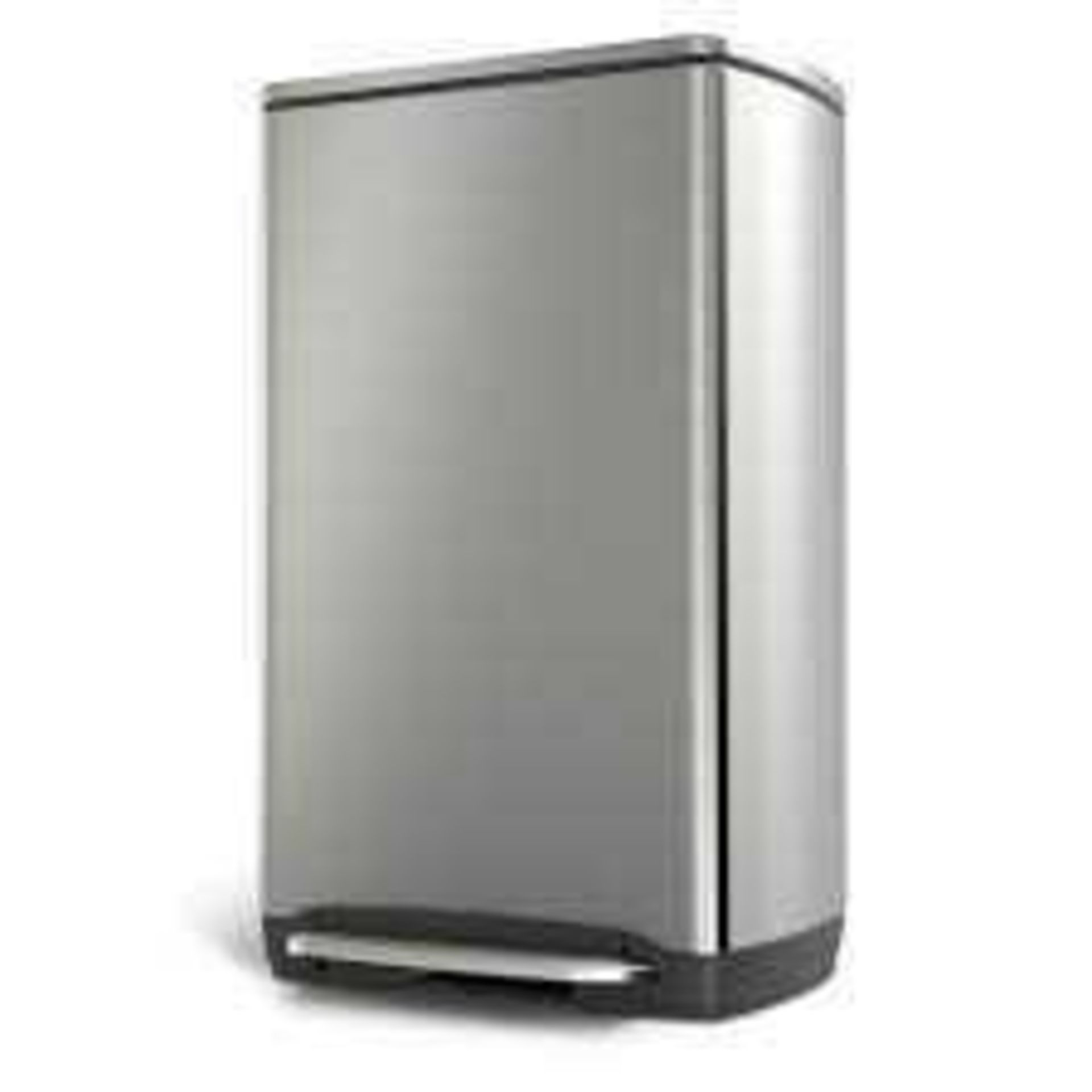 RRP £160 Unboxed Stainless Steel Joseph Joseph Pedal Recycle Bin 1370322 (Appraisals Available On