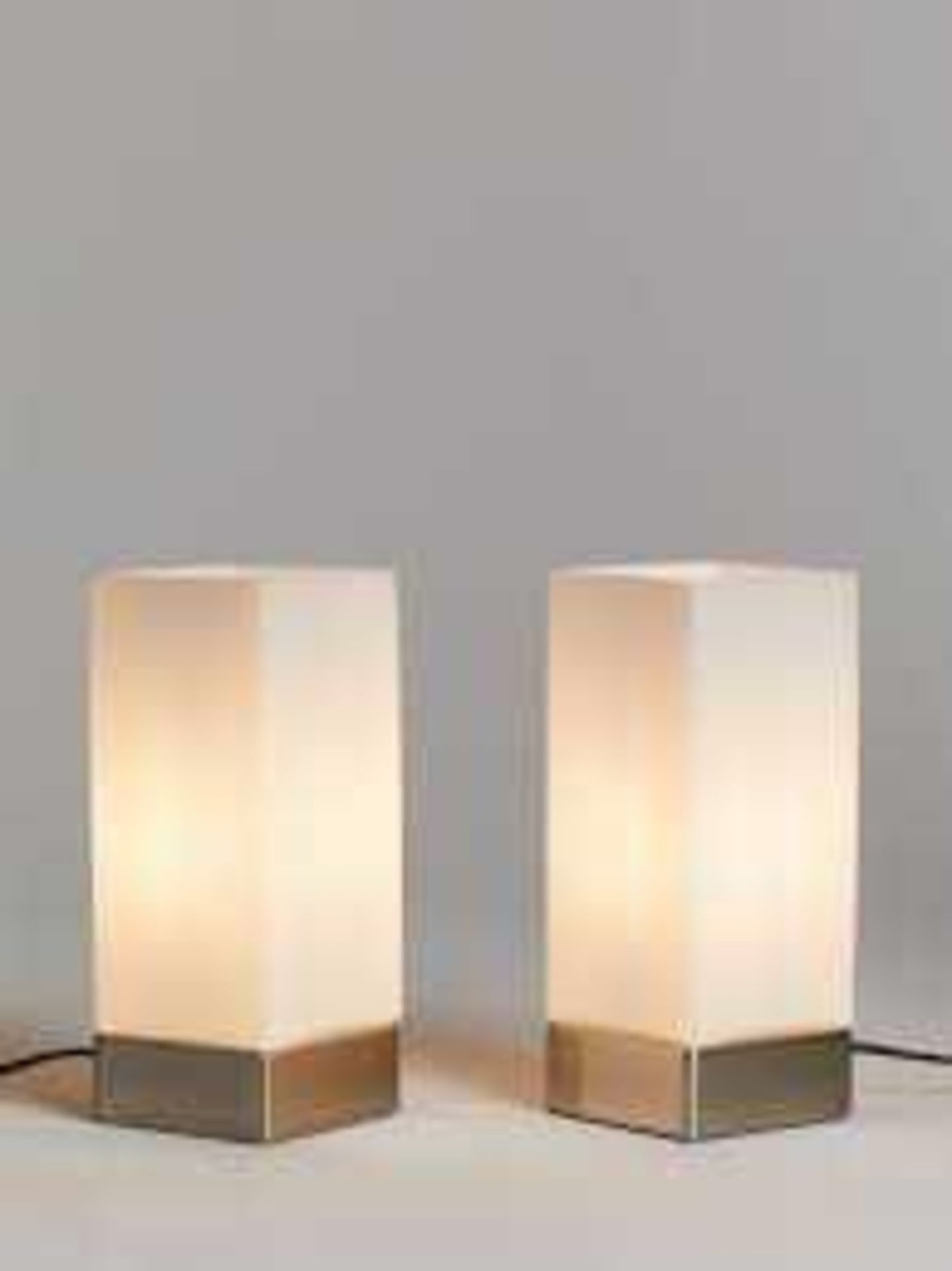 RRP £125 Lot To Contain 2 Assorted John Lewis Lights To Include The Mitch Touch Lamp Set Of 2 And