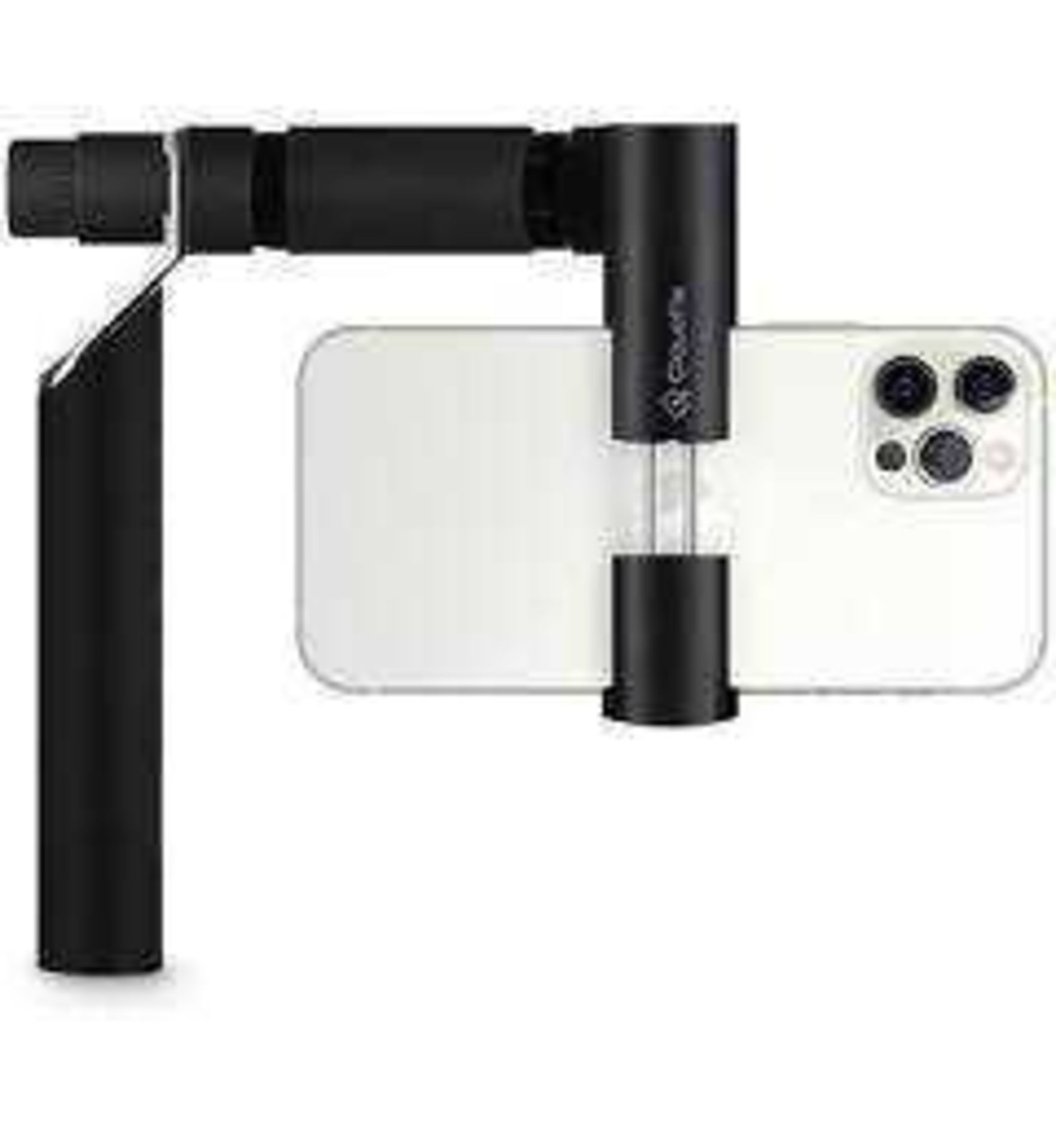 RRP £200 Lot To Contain 5 Boxed Cliquefie Sway Single Axis Gimble Bluetooth Selfie Sticks (